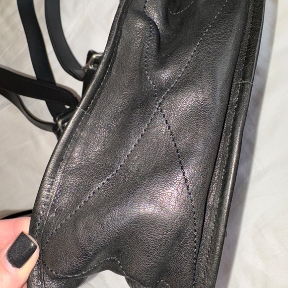 Rag & Bone Black Leather Small Field Backpack - Picture 5 of 11